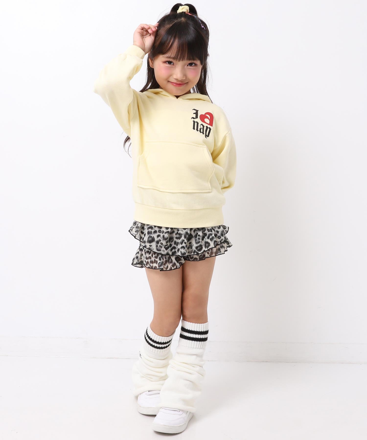 イエロー(110サイズ着用/身長：約115cm)