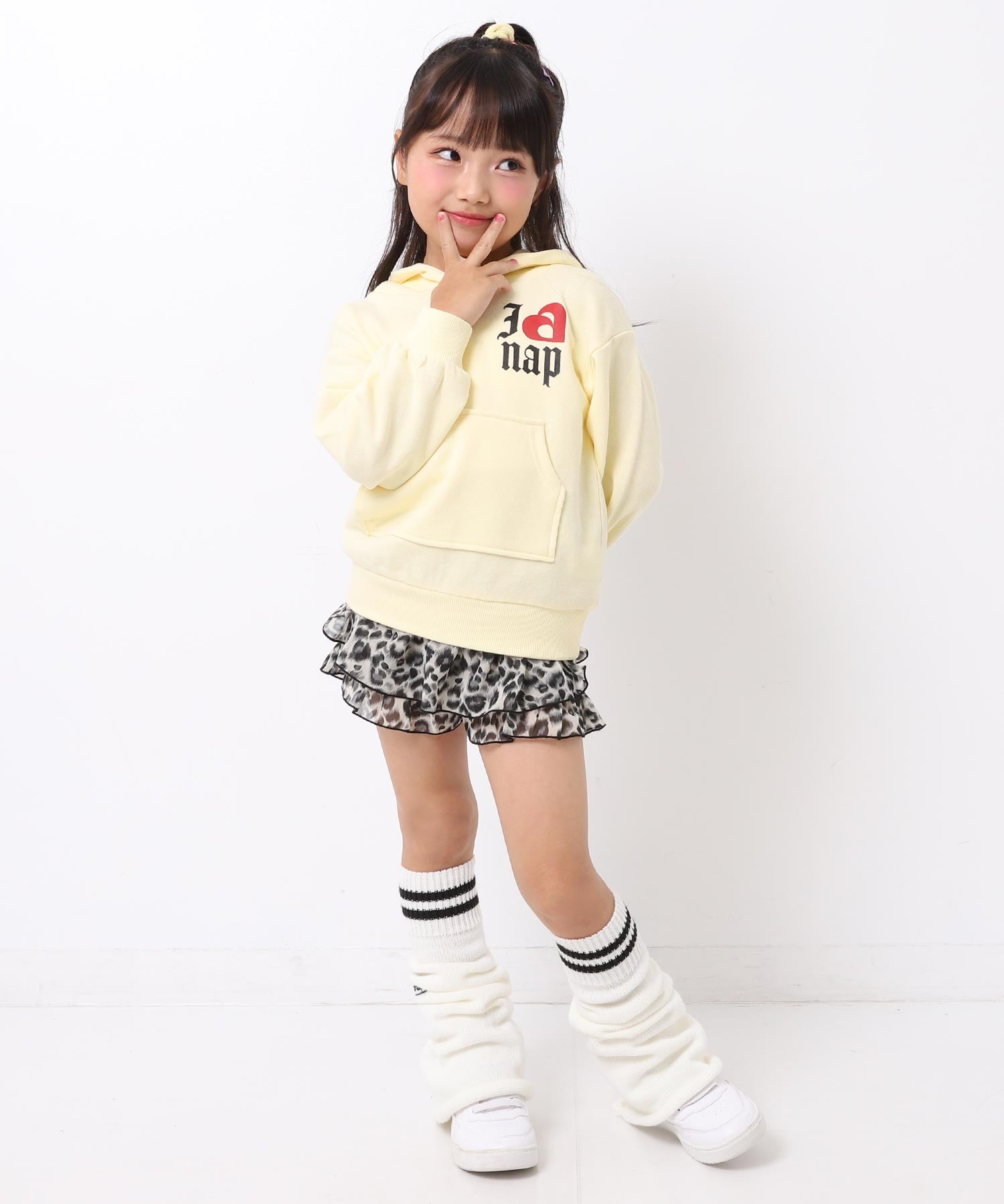 イエロー(110サイズ着用/身長：約115cm)