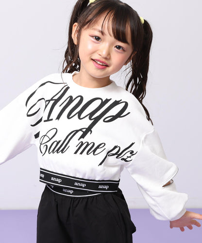 インパクト メッセージ 袖アキ スウェット 423-3506