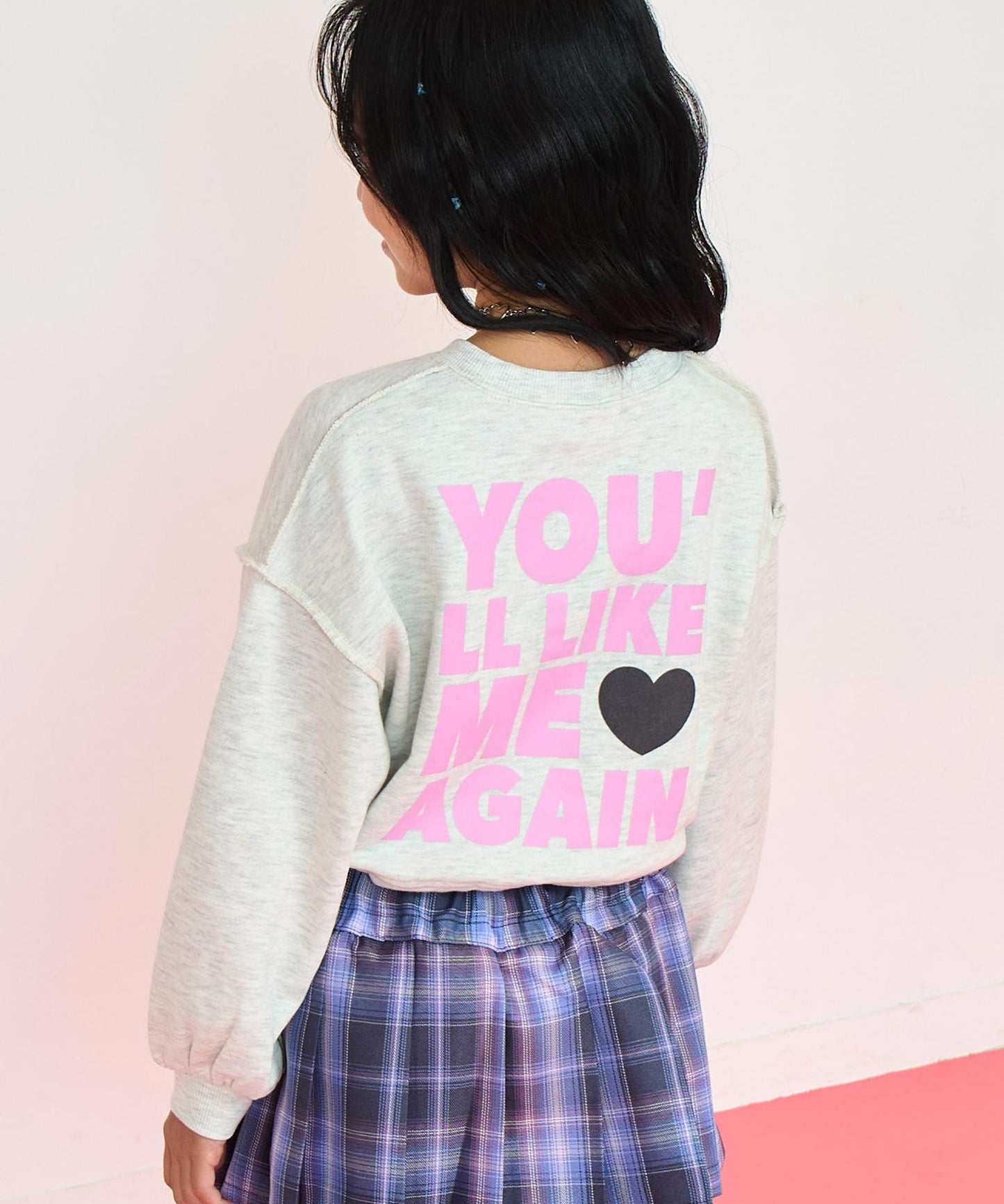 ライトグレー(120サイズ着用/身長：約128cm)