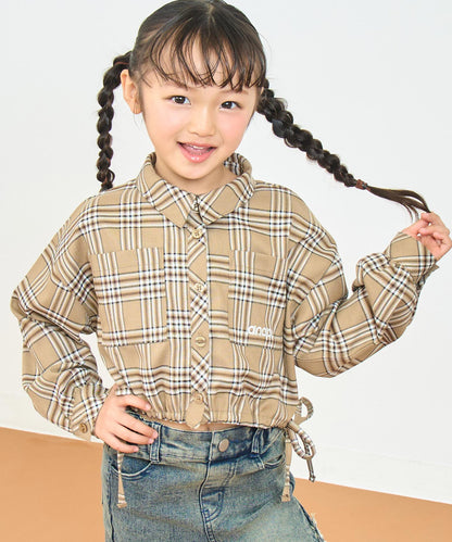 ベージュ(110サイズ着用/身長：約112cm)