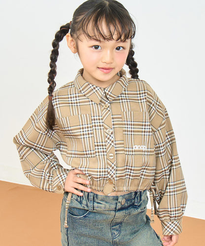 ベージュ(110サイズ着用/身長：約112cm)