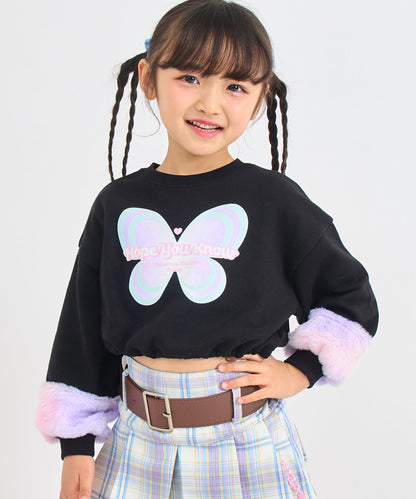 ブラック(110サイズ着用/身長：約113cm)