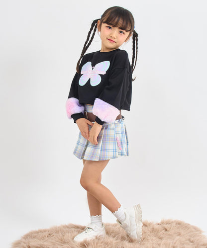 ブラック(110サイズ着用/身長：約113cm)