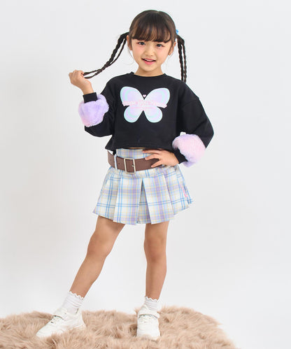 ブラック(110サイズ着用/身長：約113cm)