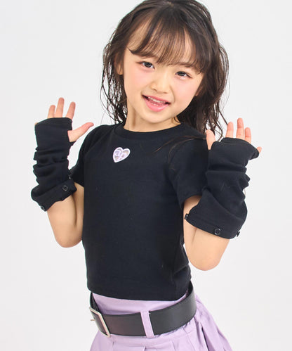 ブラック(110サイズ着用/身長：約112cm)