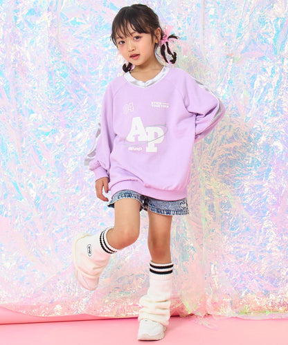 ラベンダー(110サイズ着用/身長：約112cm)