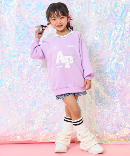 ラベンダー(110サイズ着用/身長：約112cm)