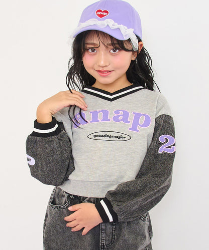 ライトグレー(120サイズ着用/身長：約128cm)