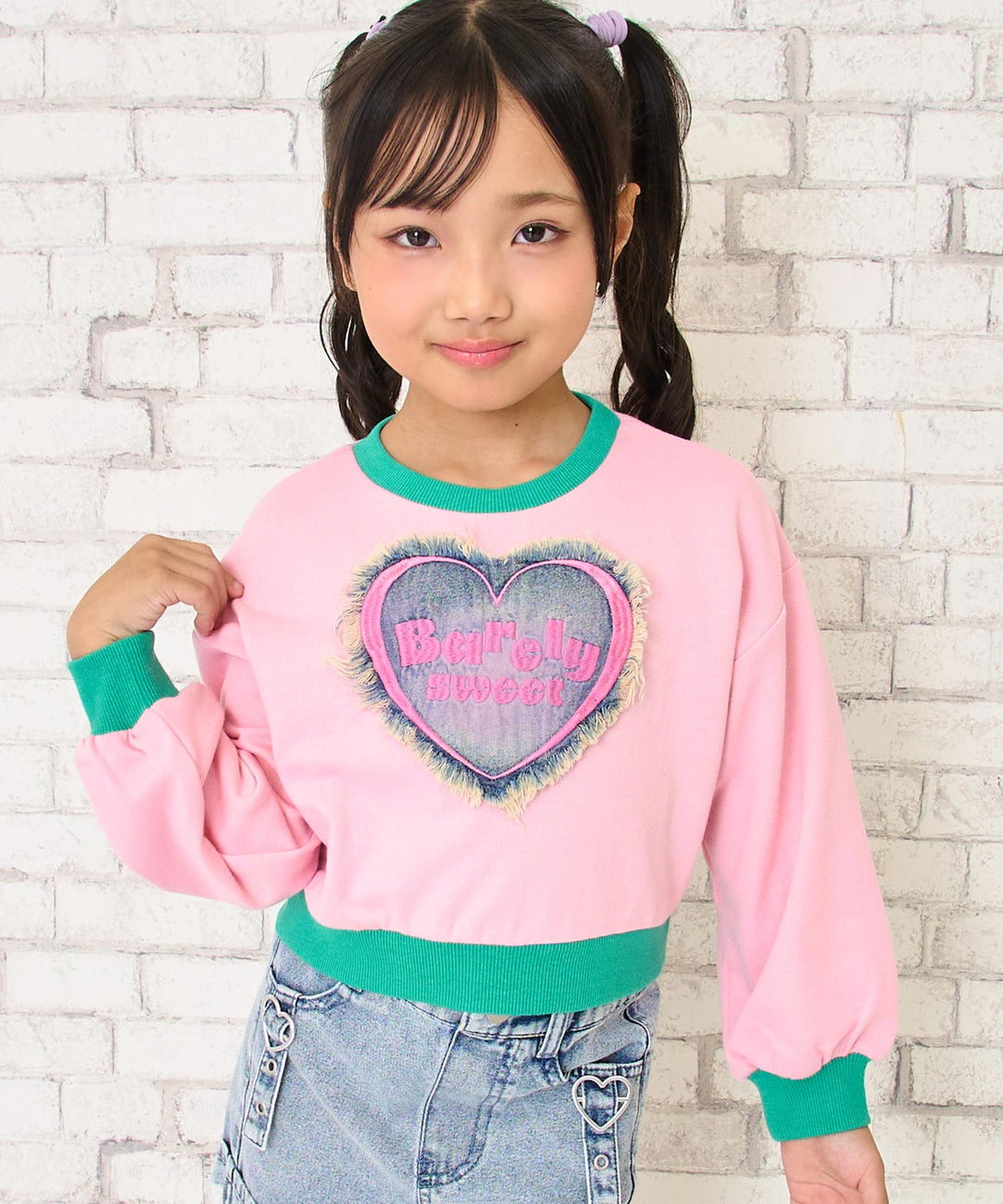 ピンク(110サイズ着用/身長：約115cm)
