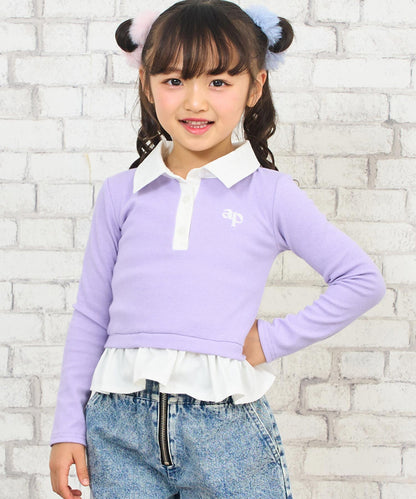 ラベンダー(110サイズ着用/身長：約113cm)