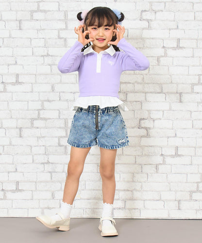 ラベンダー(110サイズ着用/身長：約113cm)