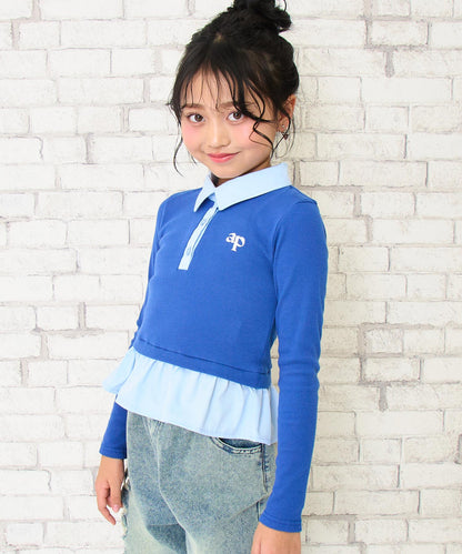 ネイビー(120サイズ着用/身長：約128cm)