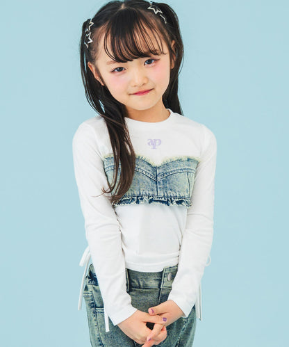 ブルー(110サイズ着用/身長：約113cm)