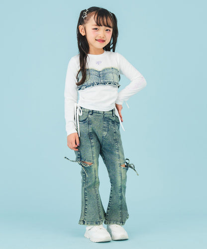 ブルー(110サイズ着用/身長：約113cm)