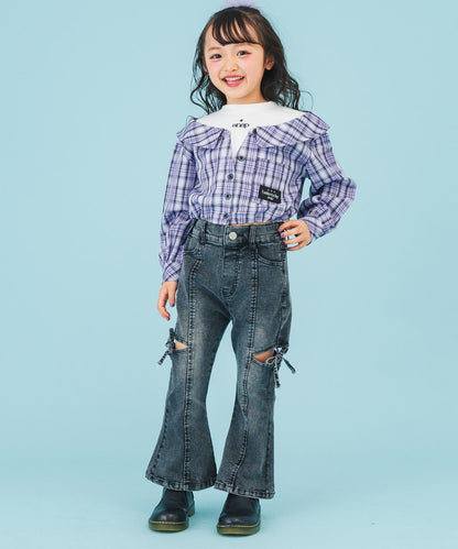 ラベンダー(110サイズ着用/身長：約113cm)