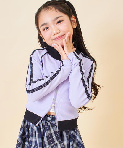 ラベンダー(120サイズ着用/身長：約123cm)