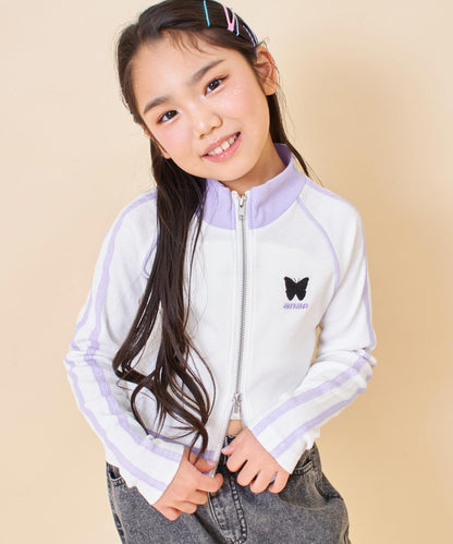 ホワイト(120サイズ着用/身長：約123cm)