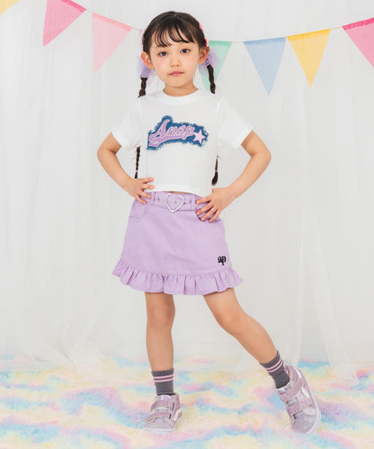 ホワイト(110サイズ着用/身長：約106m)