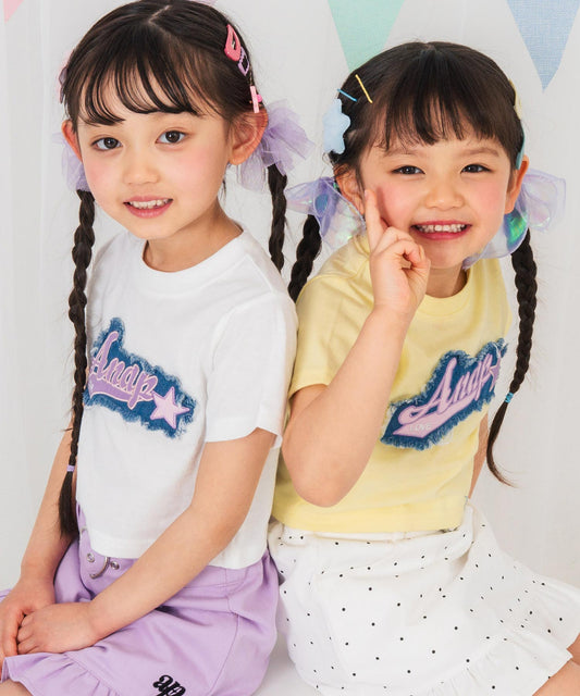 デニムワッペン付 Tシャツ 423-3578