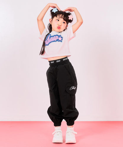 ホワイト(110サイズ着用/身長：約110cm)