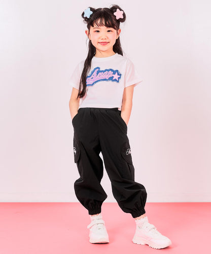 ホワイト(110サイズ着用/身長：約110cm)