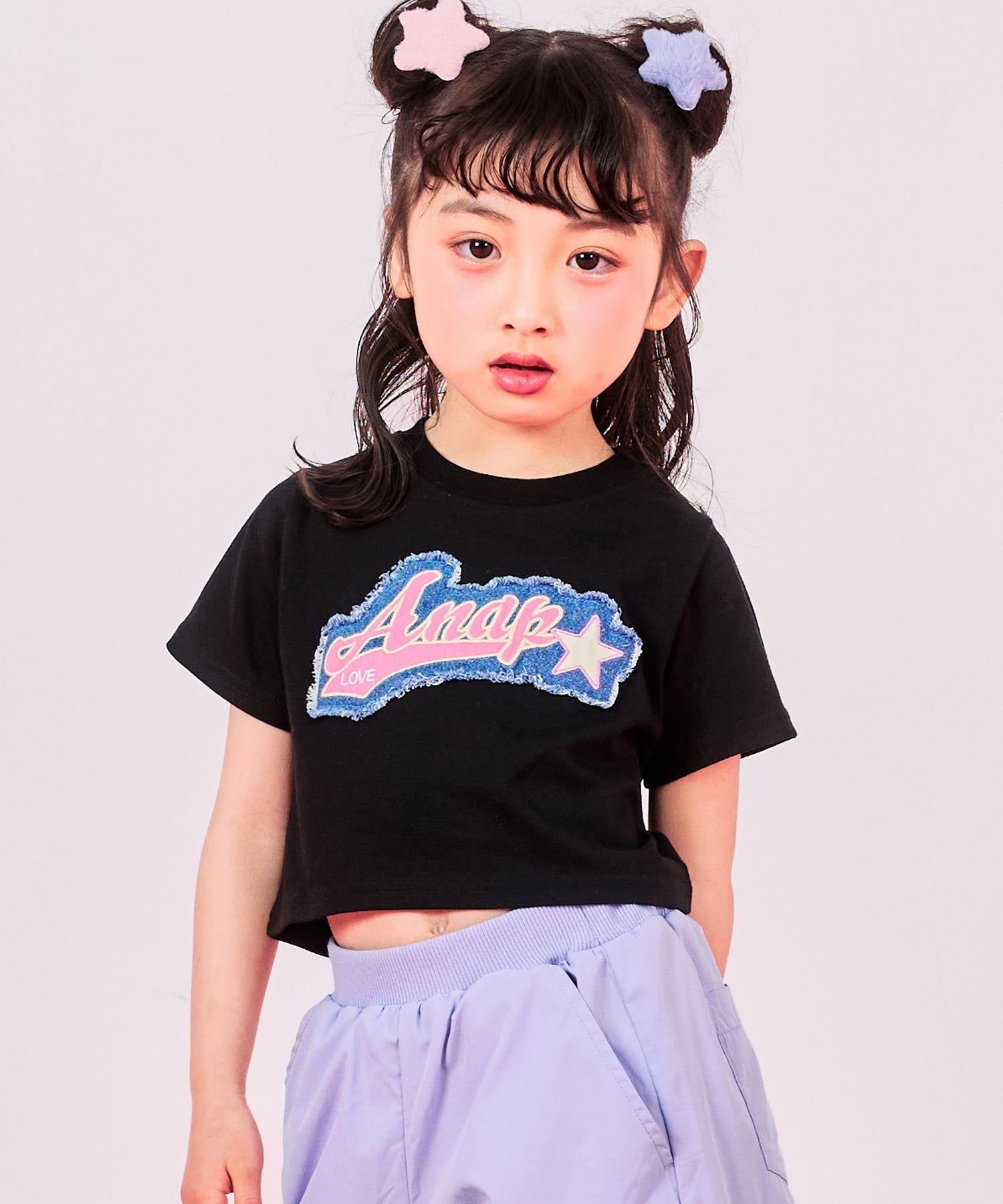 ブラック(110サイズ着用/身長：約109cm)