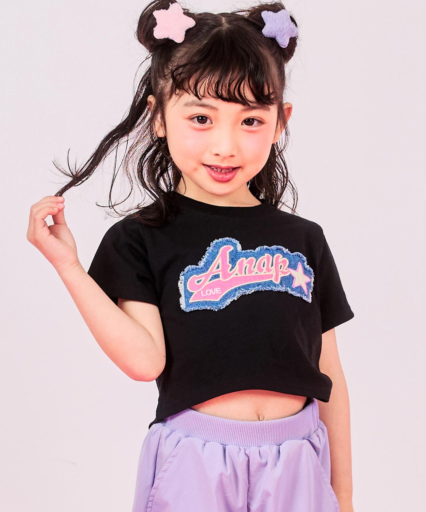 ブラック(110サイズ着用/身長：約109cm)