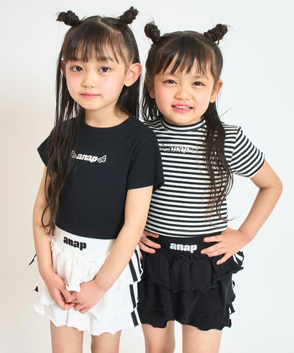 ブラック(110サイズ着用/身長：約106cm)
ブラック/ホワイト(110サイズ着用/身長：約106cm)