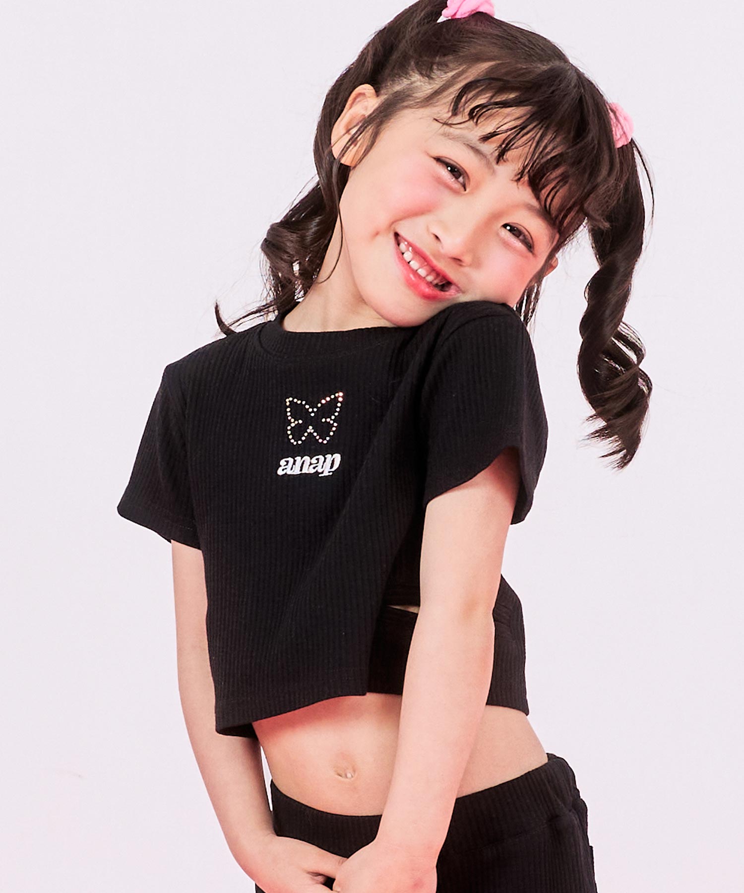 ブラック(110サイズ着用/身長：約109cm)