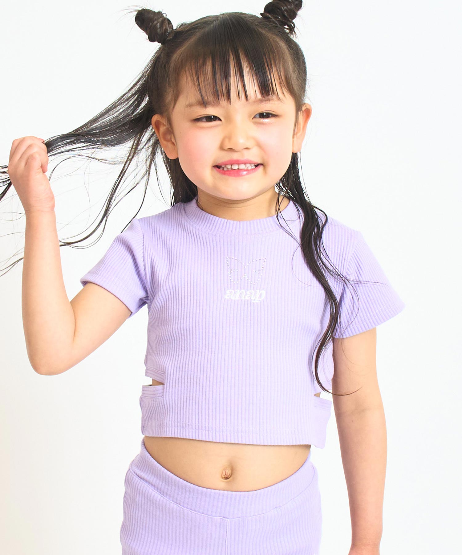 ラベンダー(110サイズ着用/身長：約103cm)