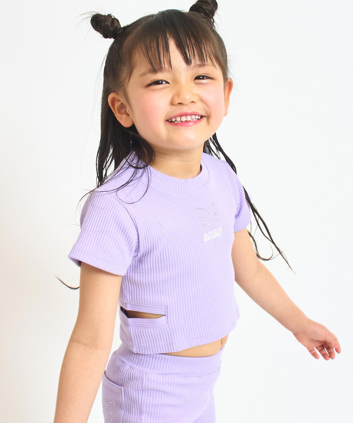 ラベンダー(110サイズ着用/身長：約103cm)