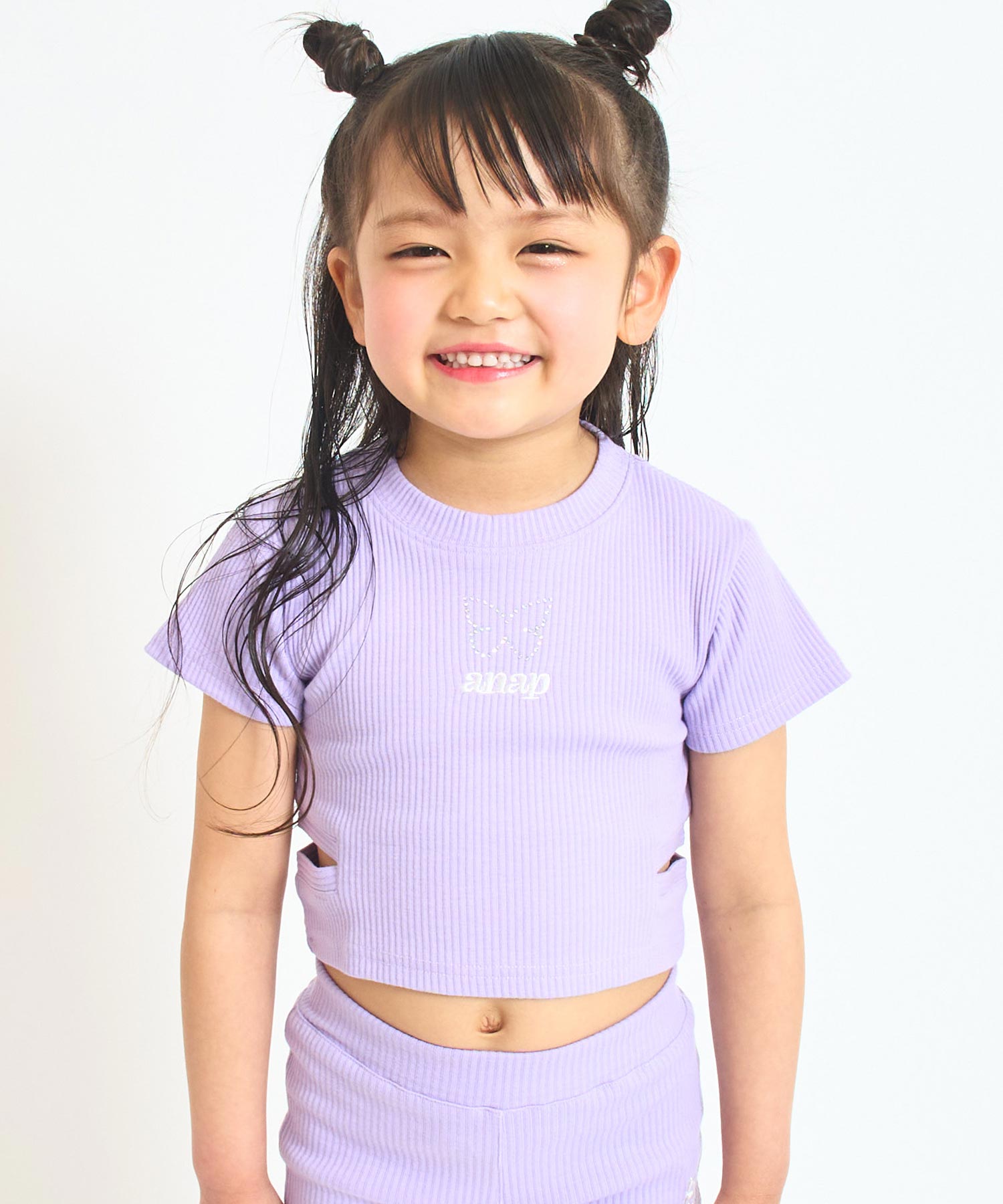 ラベンダー(110サイズ着用/身長：約103cm)