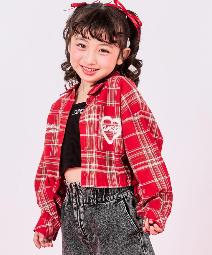 レッド(110サイズ着用/身長：約109cm)