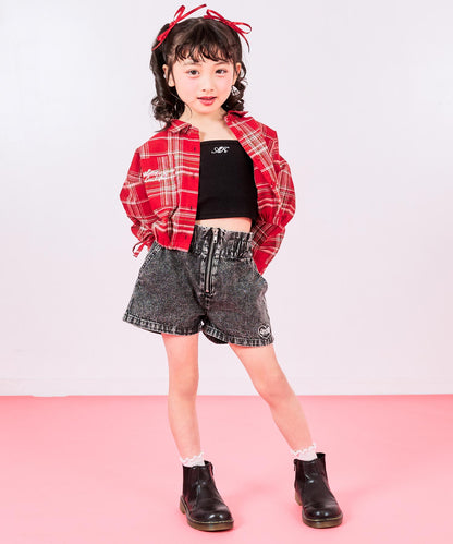 レッド(110サイズ着用/身長：約109cm)