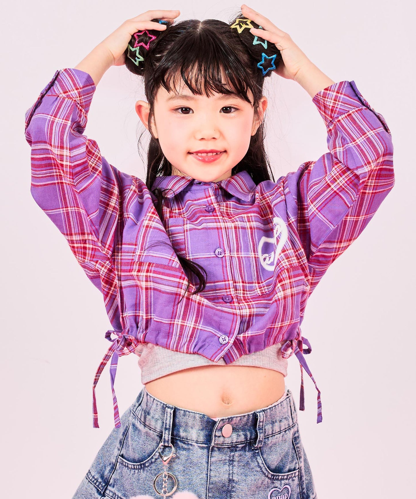 ラベンダー(110サイズ着用/身長：約110cm)