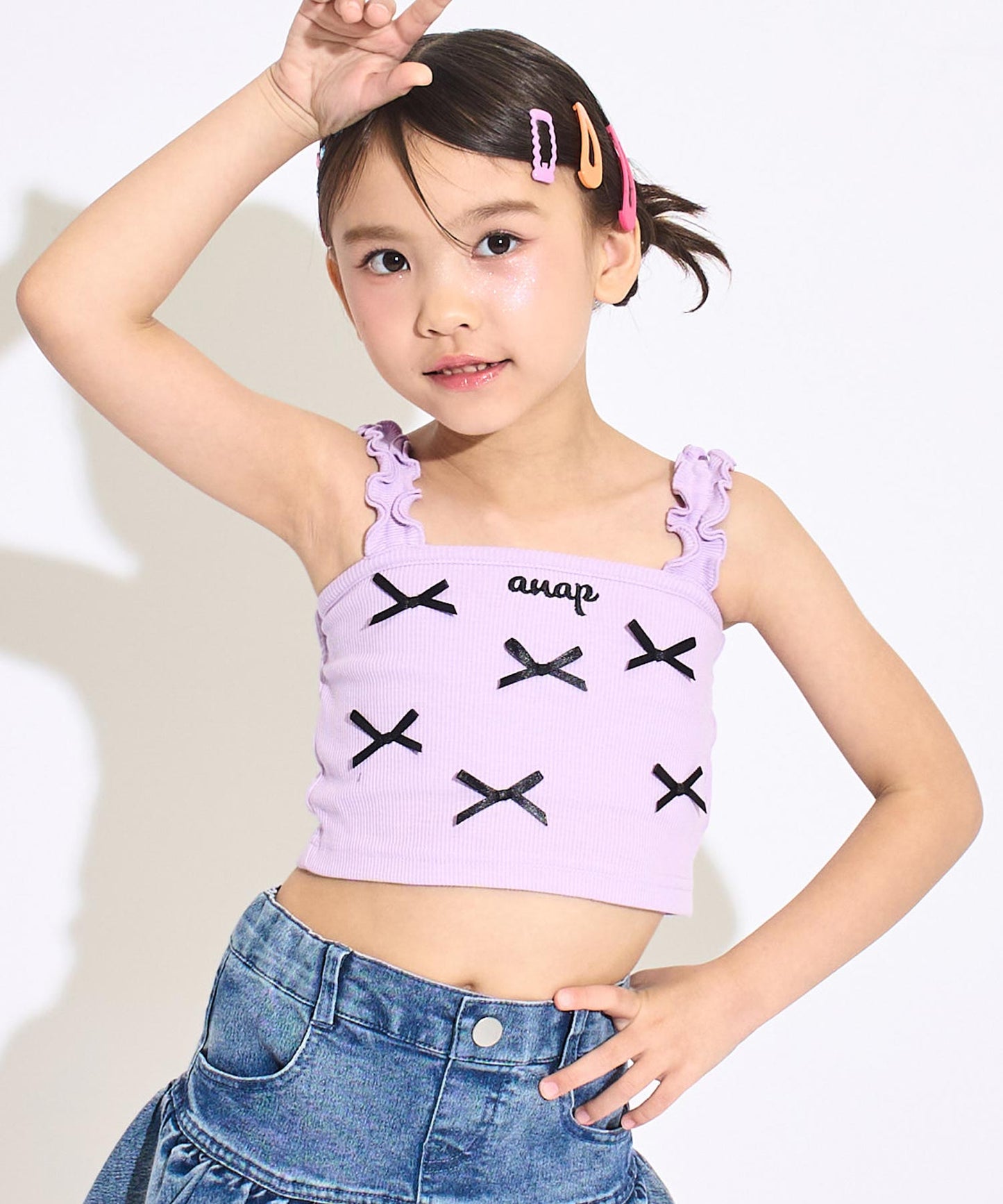 ラベンダー(120サイズ着用/身長：約125cm)