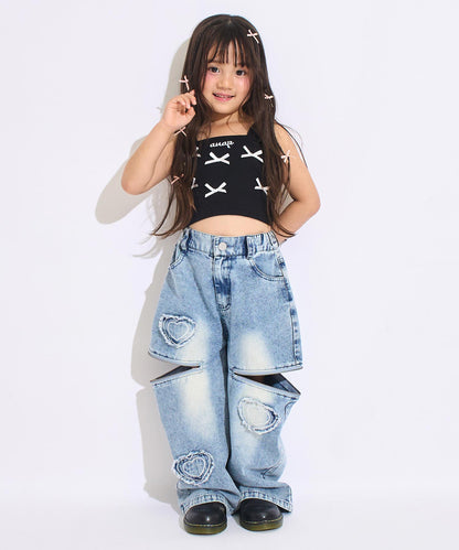 ブラック(110サイズ着用/身長：約107cm)