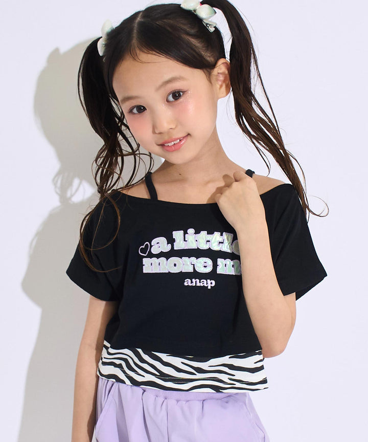 ブラック(120サイズ着用/身長：約128cm)