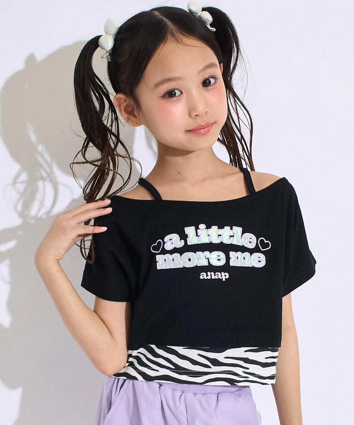 ブラック(120サイズ着用/身長：約128cm)
