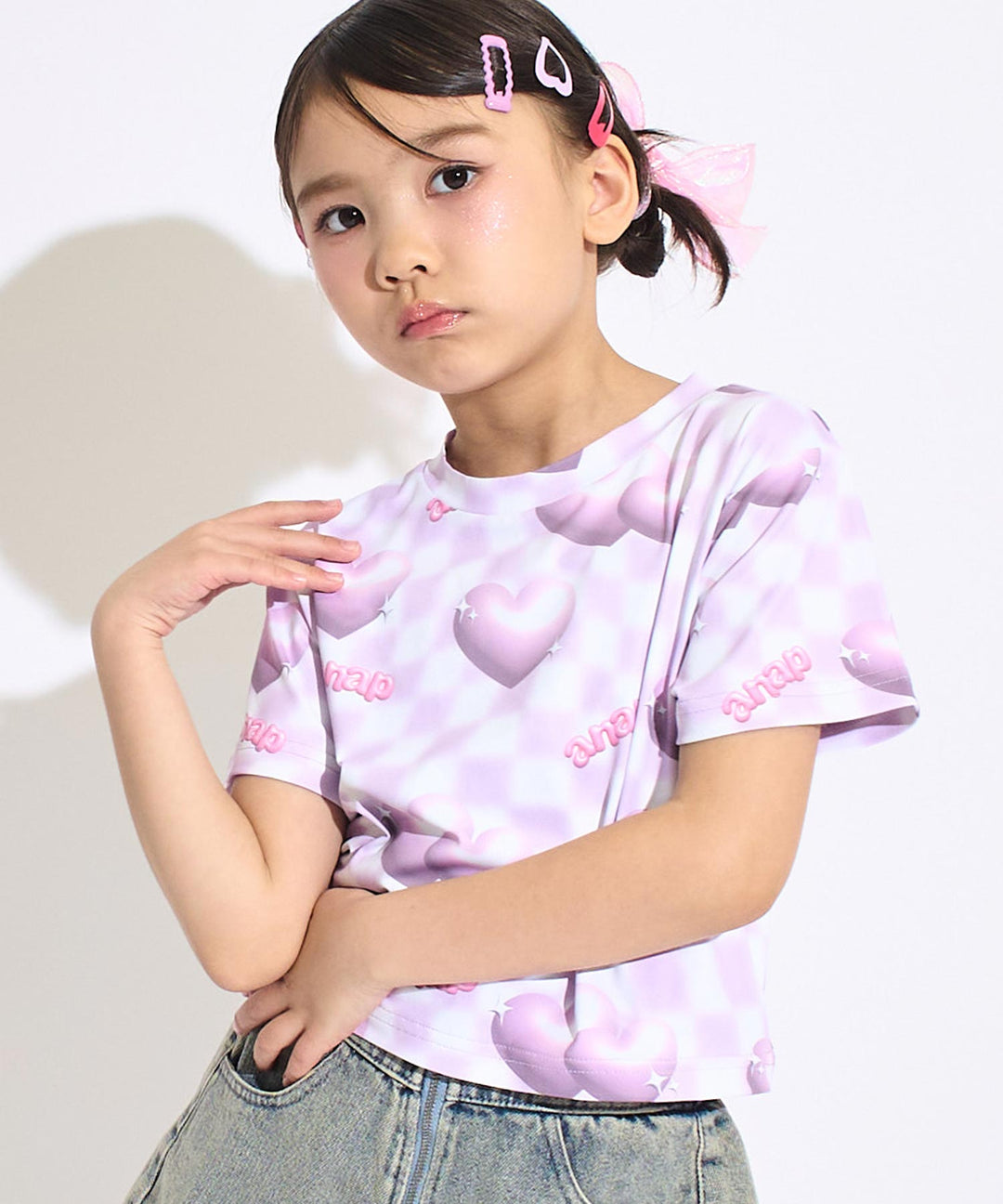 ラベンダー(120サイズ着用/身長：約125cm)