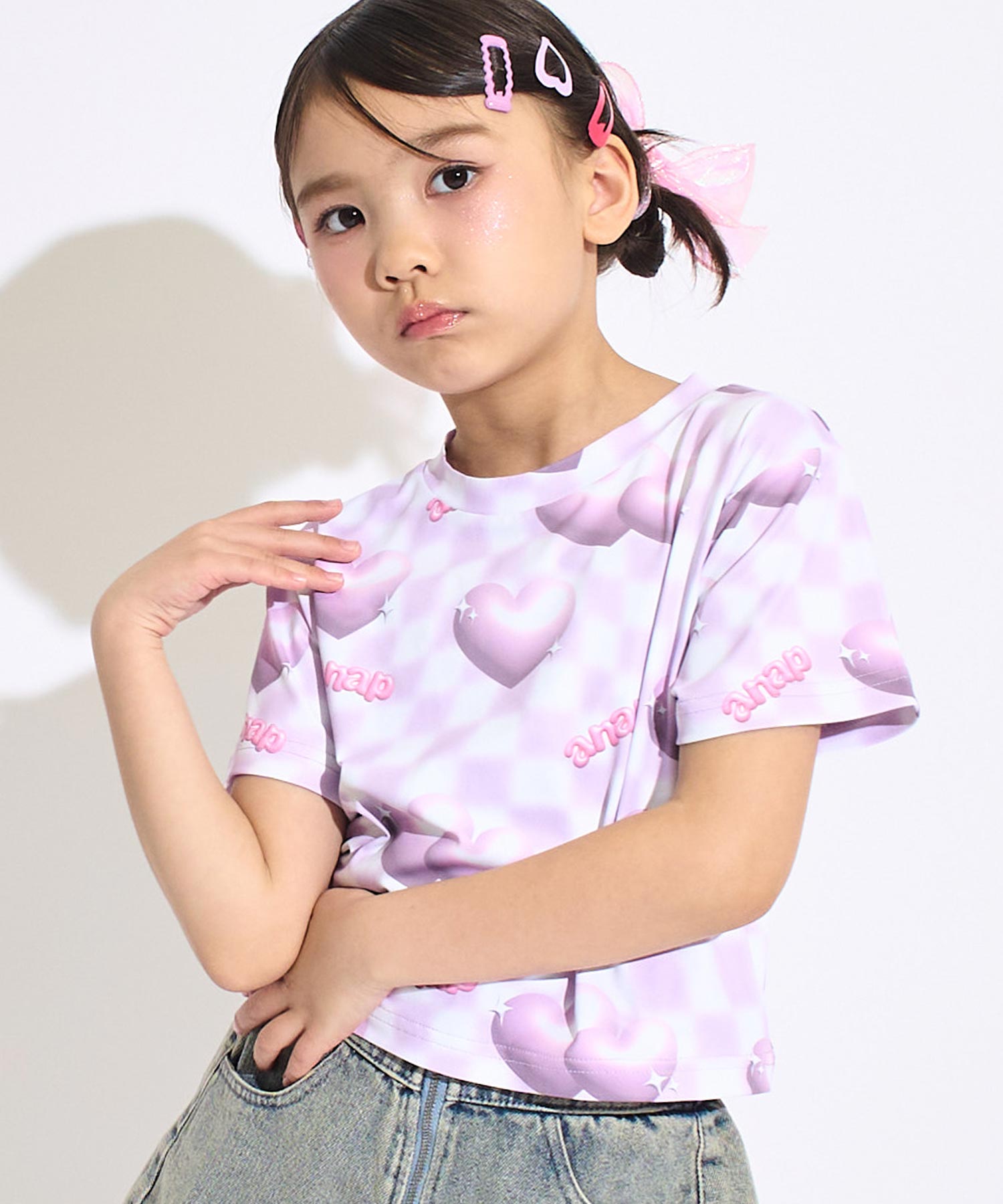 ラベンダー(120サイズ着用/身長：約125cm)