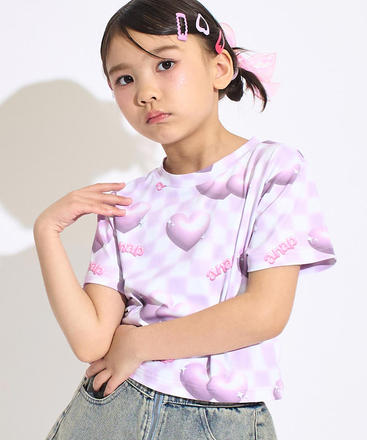 ラベンダー(120サイズ着用/身長：約125cm)