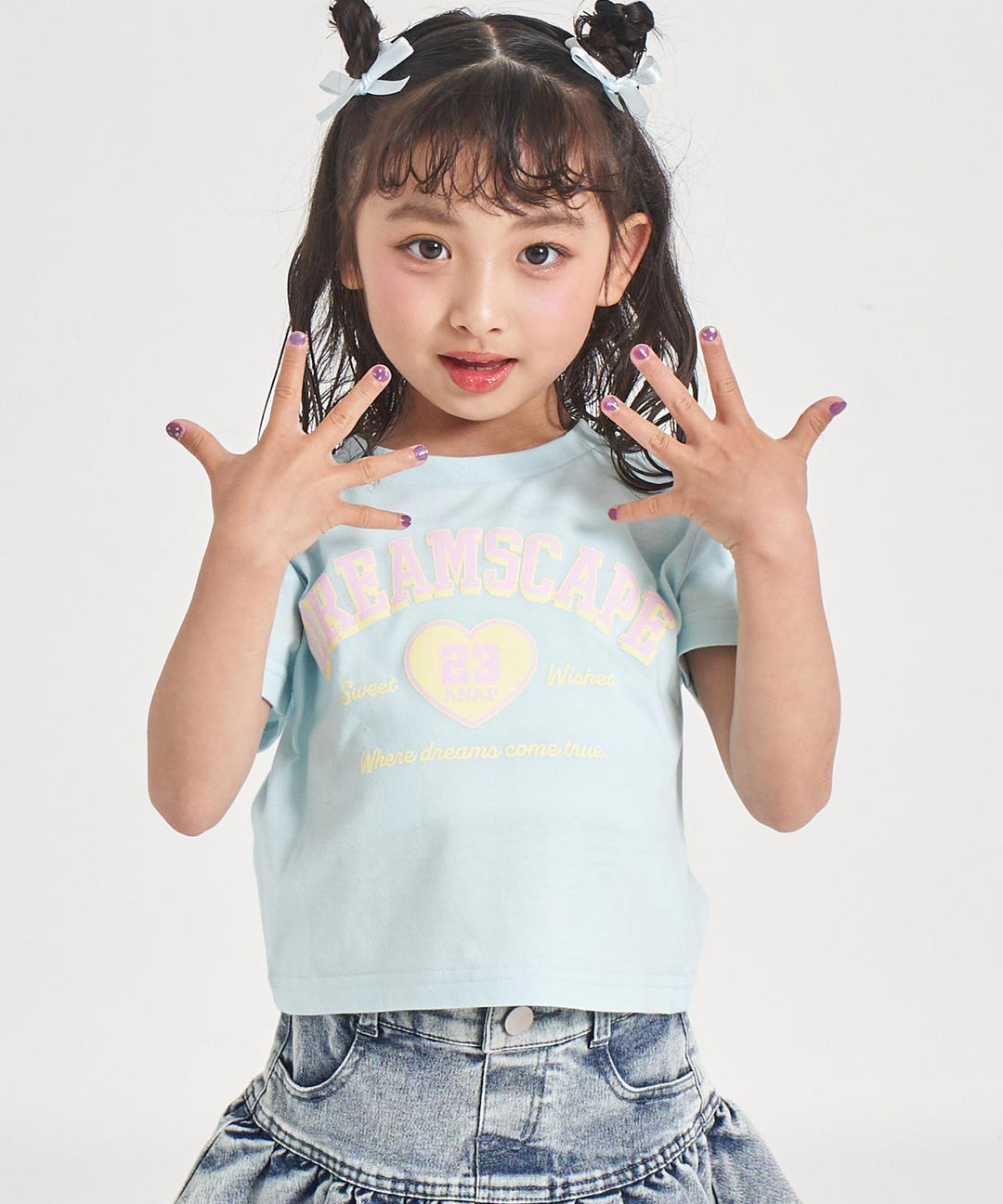 ライトブルー(110サイズ着用/身長：約109cm)
