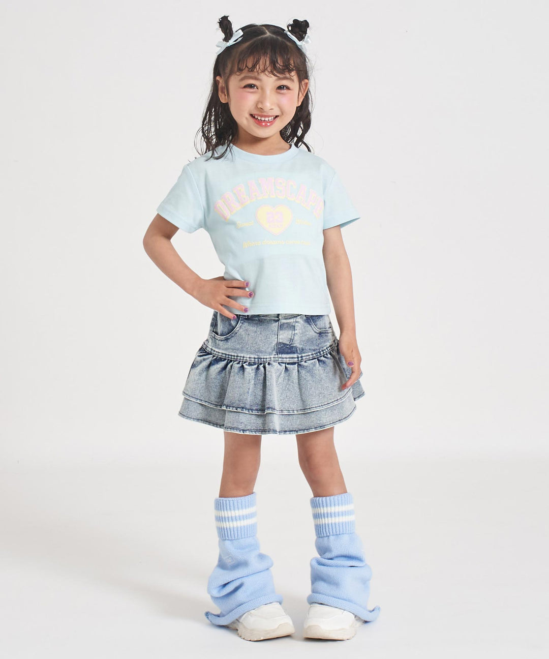 ライトブルー(110サイズ着用/身長：約109cm)
