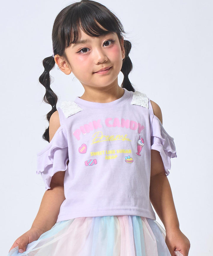 ラベンダー(110サイズ着用/身長：約110cm)