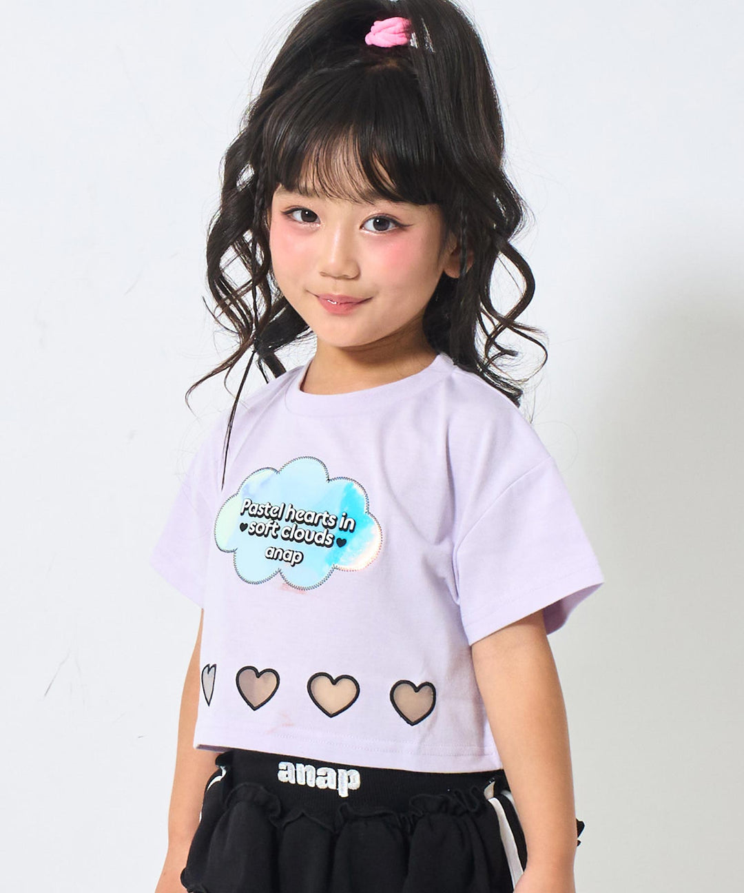 ラベンダー(110サイズ着用/身長：約110cm)