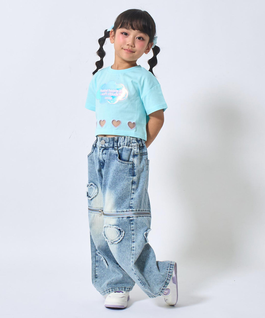 ライトブルー(110サイズ着用/身長：約110cm)