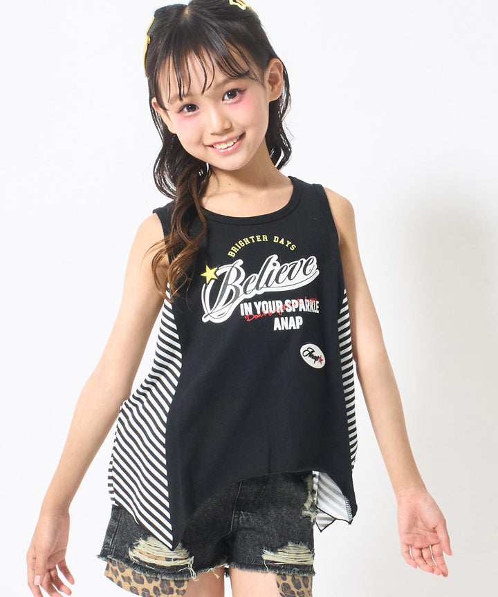 ブラック(120サイズ着用/身長：約128cm)