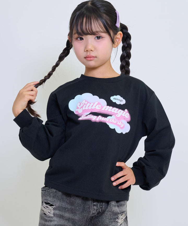 ブラック(120サイズ着用/身長：約110cm)